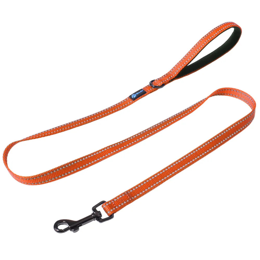 6 FT x 5/8" Wide Small Dog Nylon Reflective Dog Leash