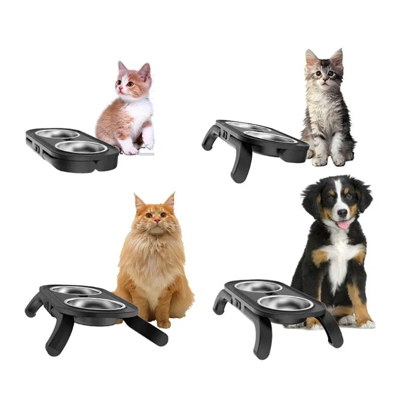 Adjustable Elevated Pet Food Bowl