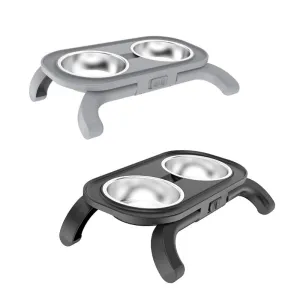 Adjustable Elevated Pet Food Bowl
