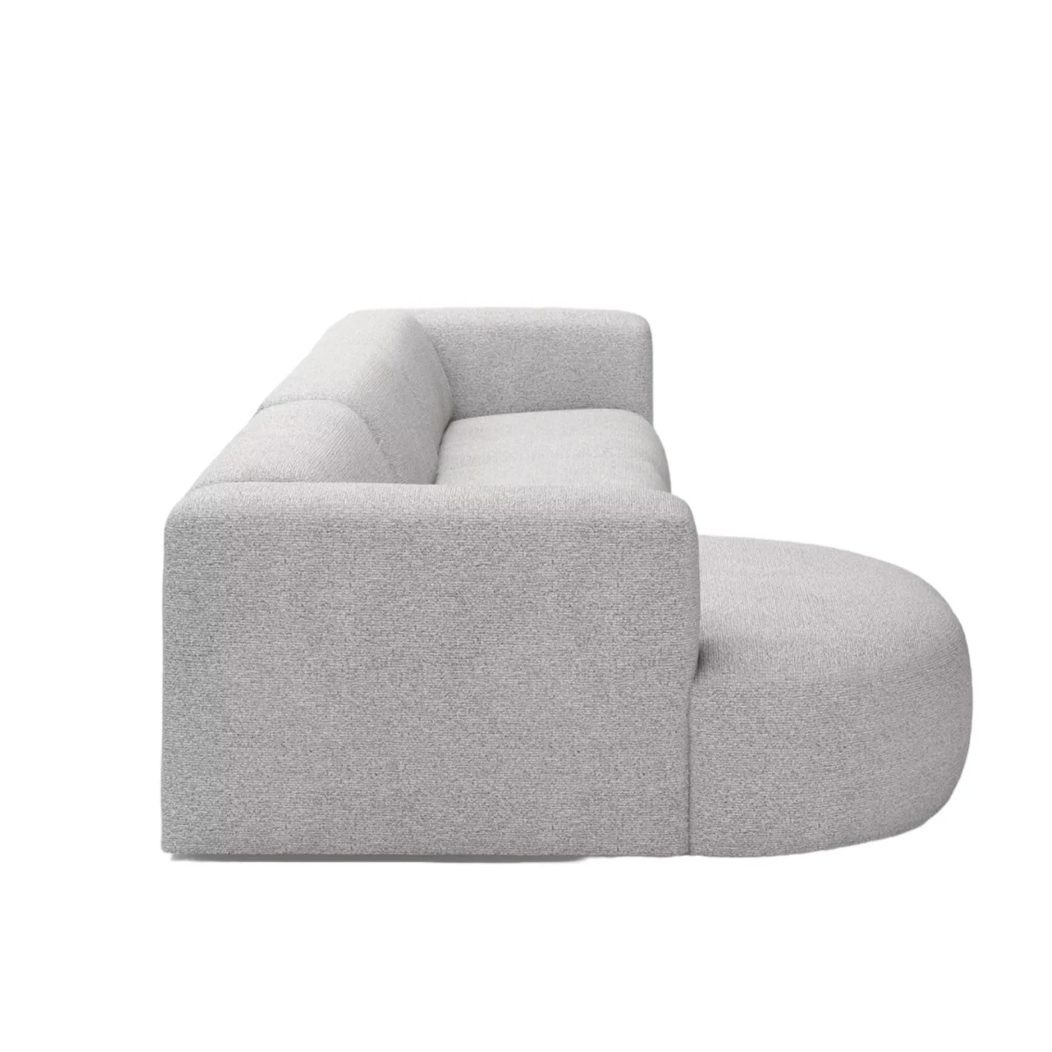 Amanda Sectional Curve Chaise Sofa