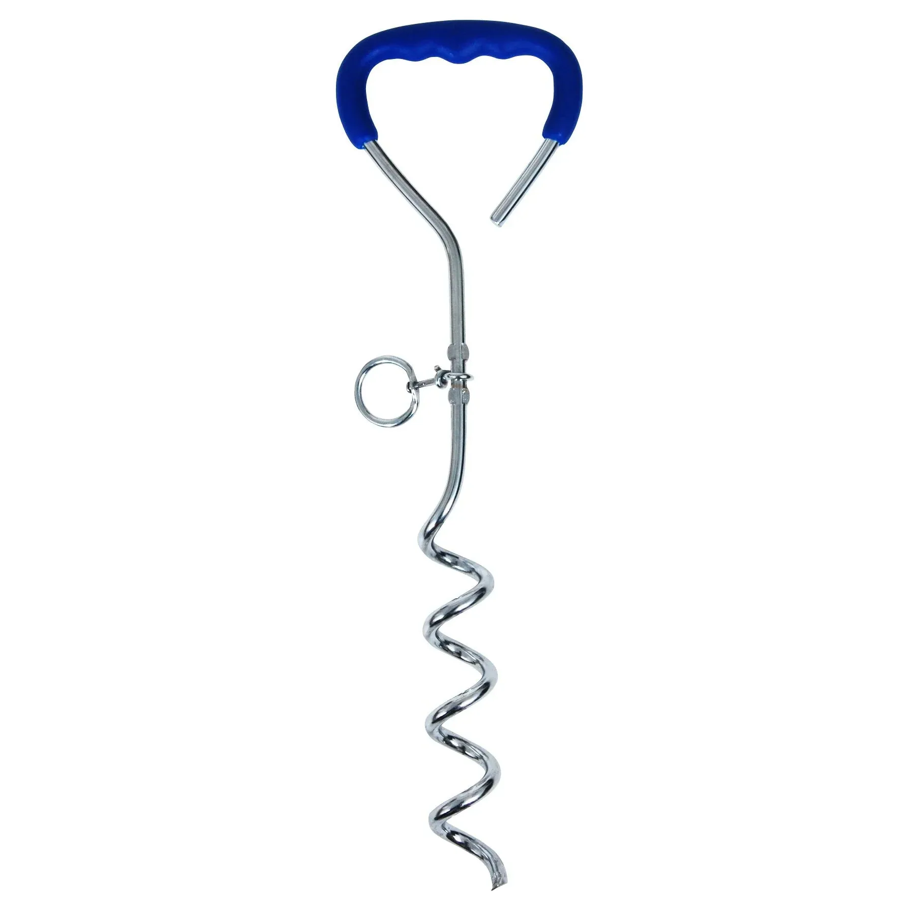 Aspen Pet Blue Easyturn 18-inch Dog Tie-Out Containment System (20 ft. Blue)