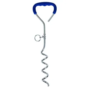 Aspen Pet Blue Easyturn 18-inch Dog Tie-Out Containment System (20 ft. Blue)