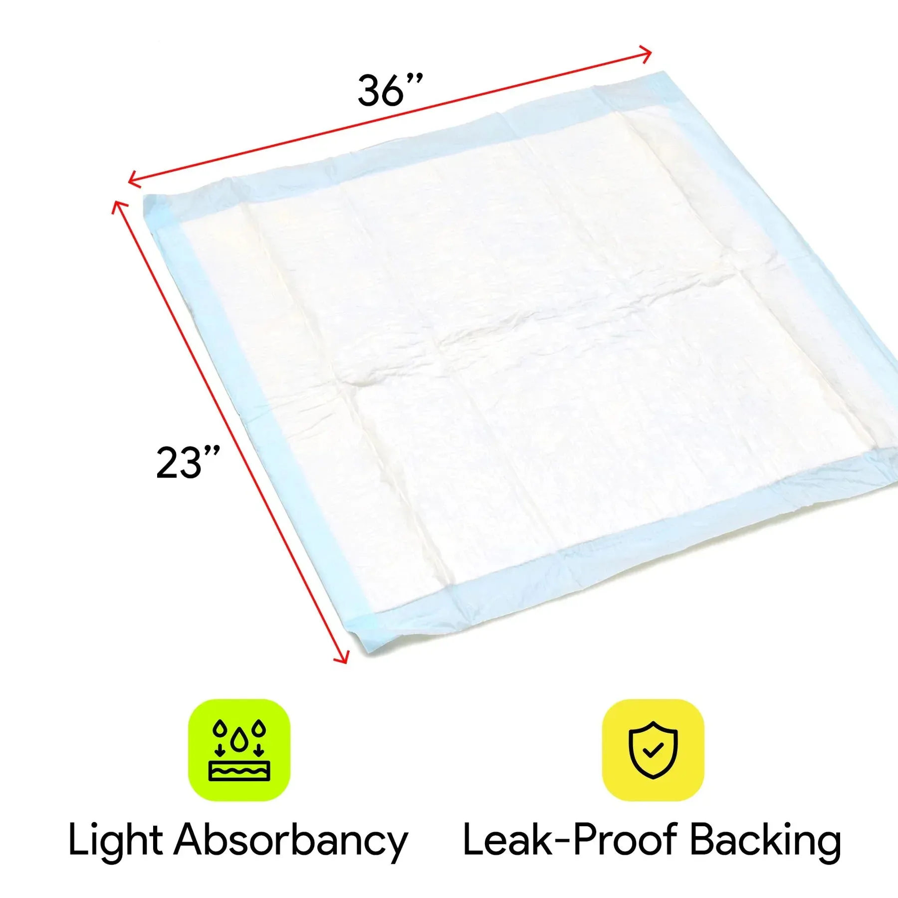 Basic Light Absorbance Fluff Underpad 23" x 36"