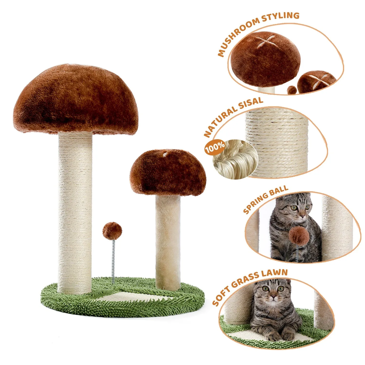 Cactus Cat Tower - Cute Cactus Cat Tree Scratching Post