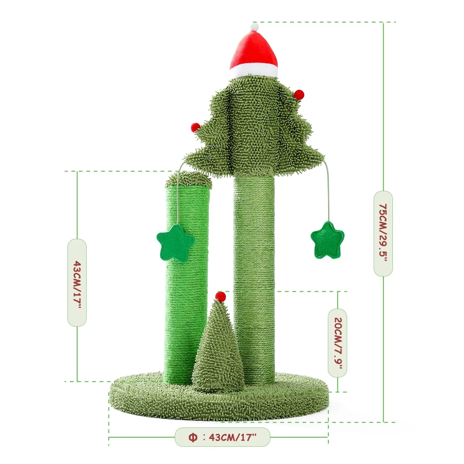 Cactus Cat Tower - Cute Cactus Cat Tree Scratching Post