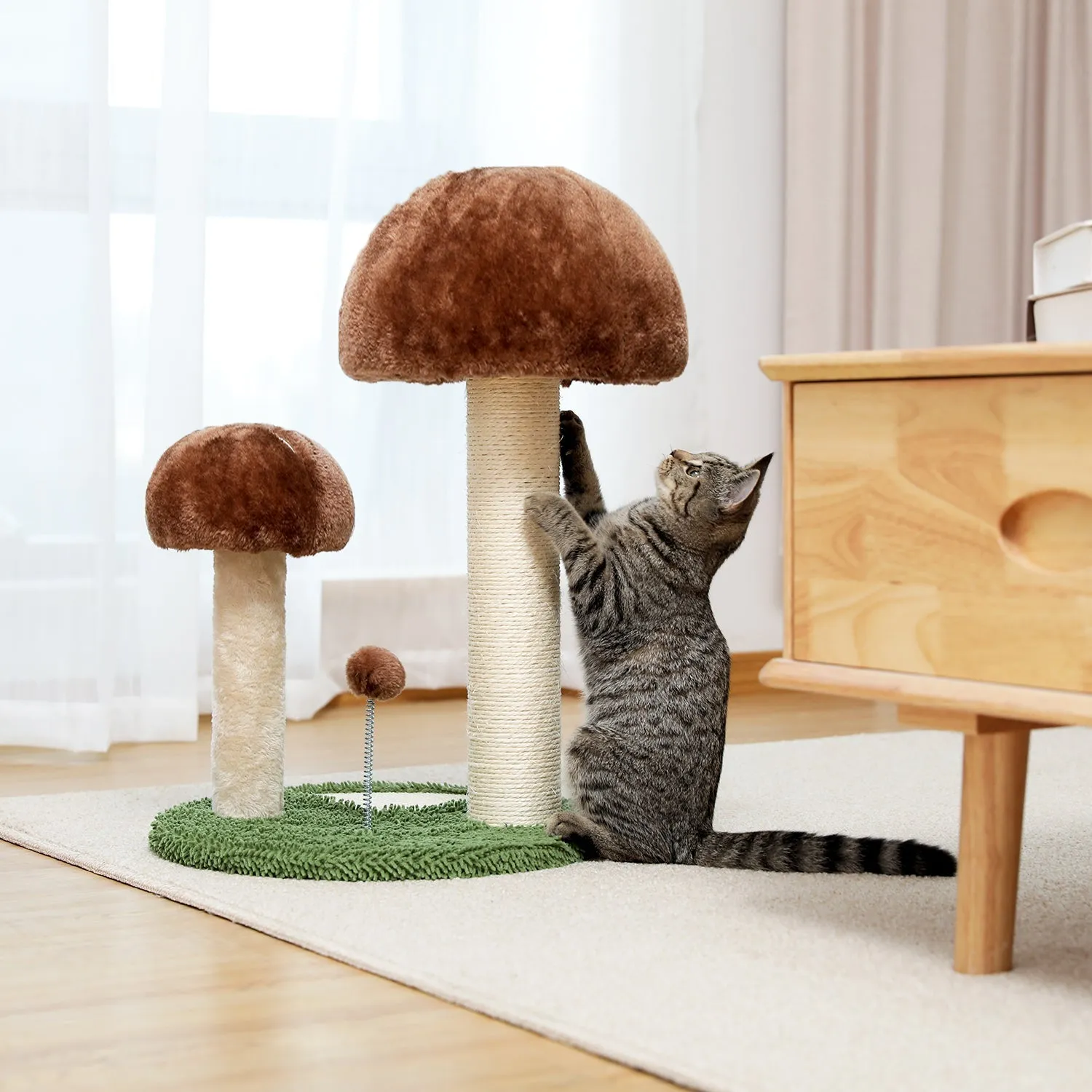 Cactus Cat Tower - Cute Cactus Cat Tree Scratching Post