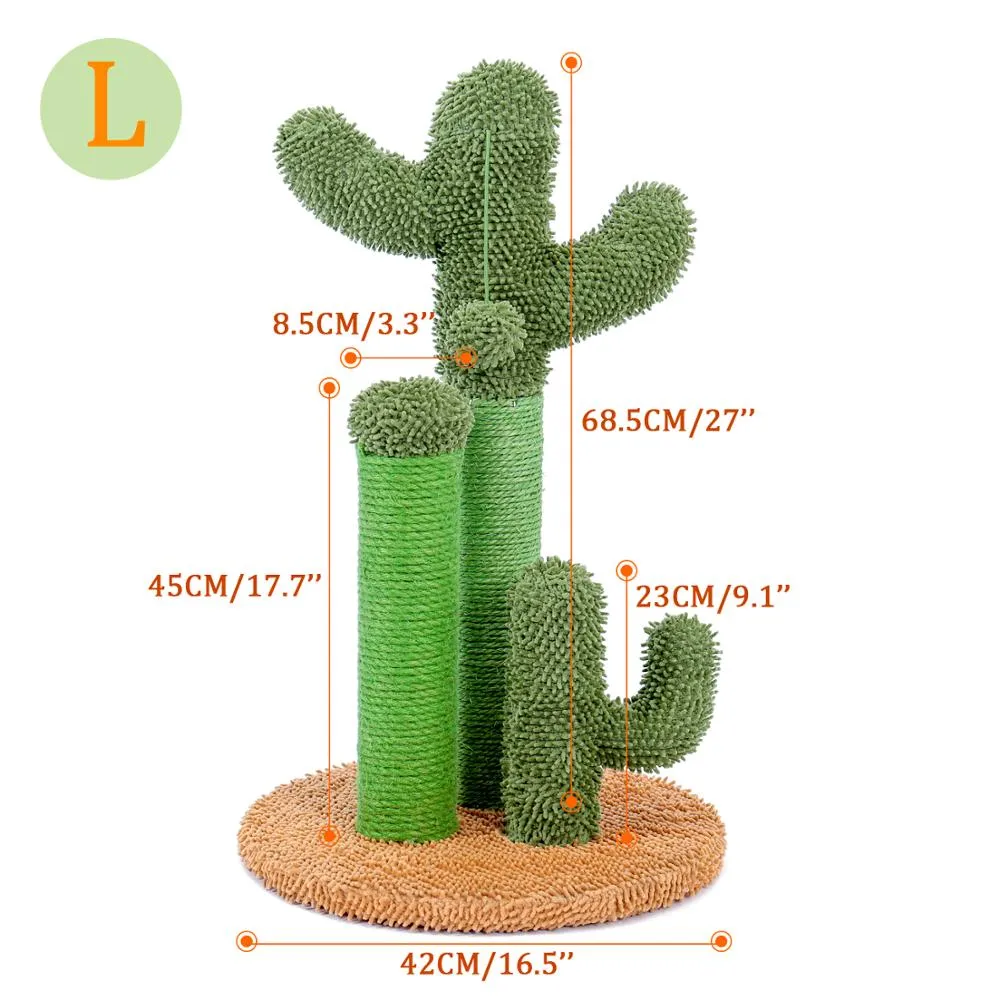 Cactus Cat Tower - Cute Cactus Cat Tree Scratching Post