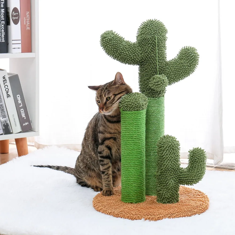 Cactus Cat Tower - Cute Cactus Cat Tree Scratching Post