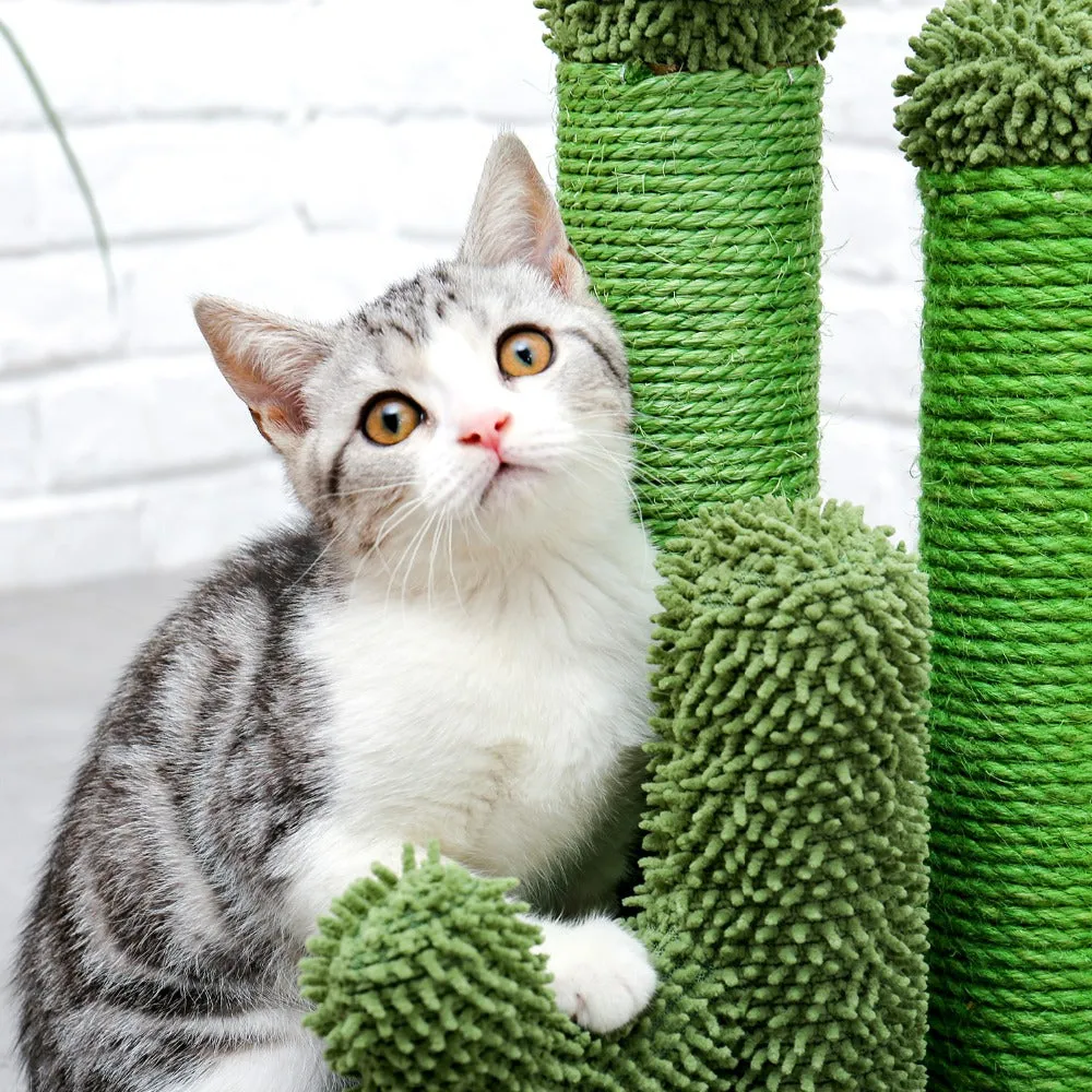 Cactus Cat Tower - Cute Cactus Cat Tree Scratching Post
