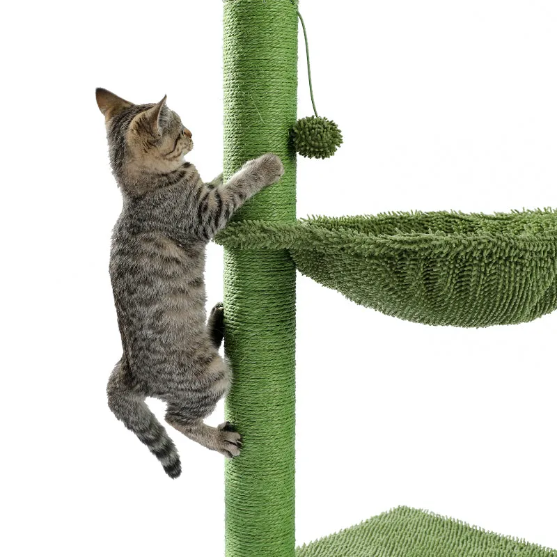 Cactus Cat Tower - Cute Cactus Cat Tree Scratching Post