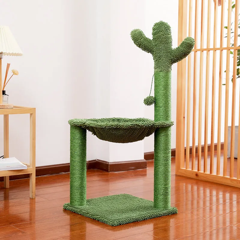 Cactus Cat Tower - Cute Cactus Cat Tree Scratching Post