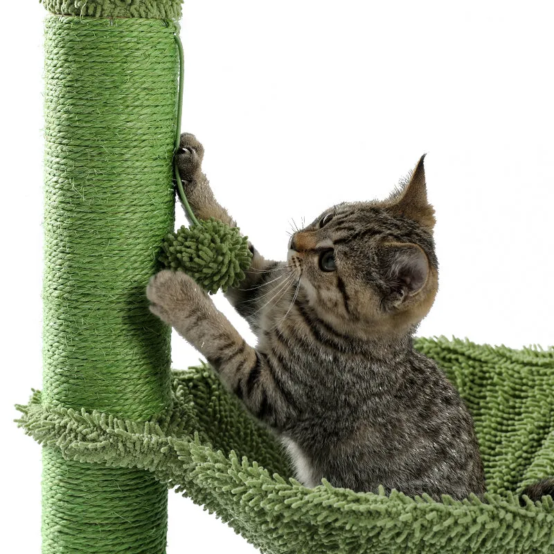 Cactus Cat Tower - Cute Cactus Cat Tree Scratching Post