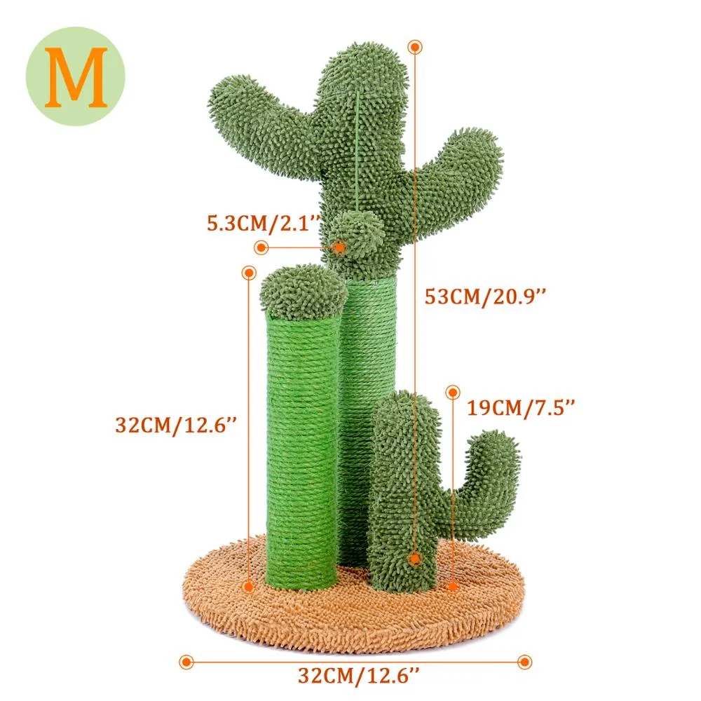 Cactus Cat Tower - Cute Cactus Cat Tree Scratching Post