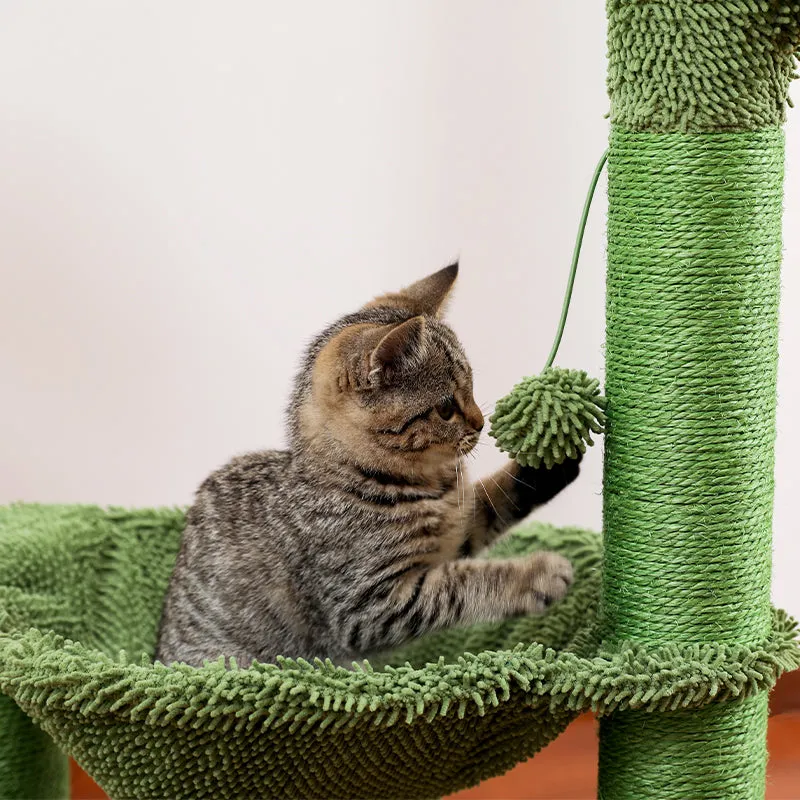Cactus Cat Tower - Cute Cactus Cat Tree Scratching Post
