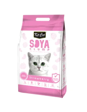 [CAT LITTER SALE] Kit Cat Soya Clump Cat Litter 7L (Strawberry)