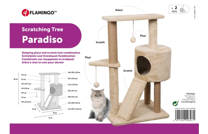 CAT SCRATCH TREE PARADISO