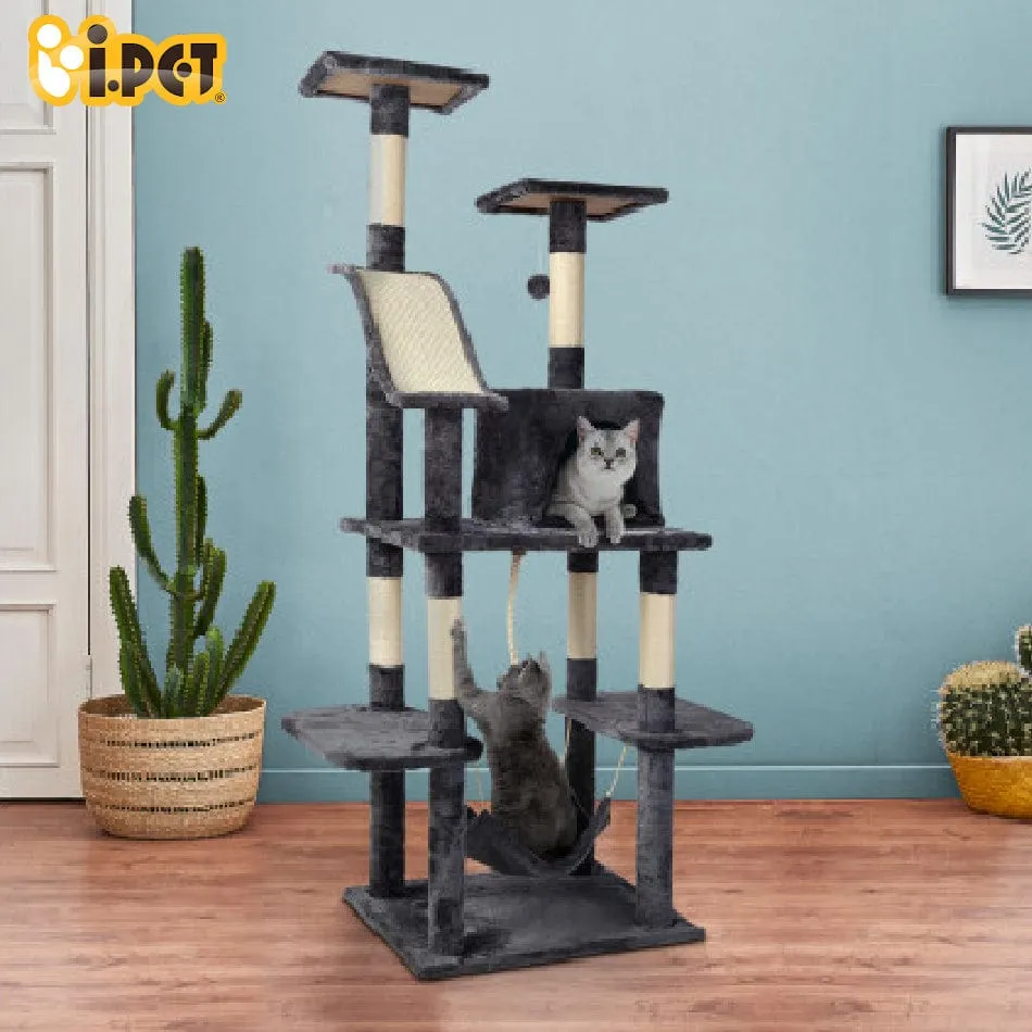 Cat Tree 171cm Trees Scratching Post Scratcher Tower Condo House Furniture Wood