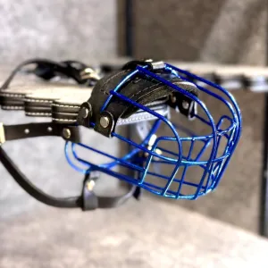 Custom Powder Coated Metal Wire Basket Dog Muzzle (Illusion Colors)