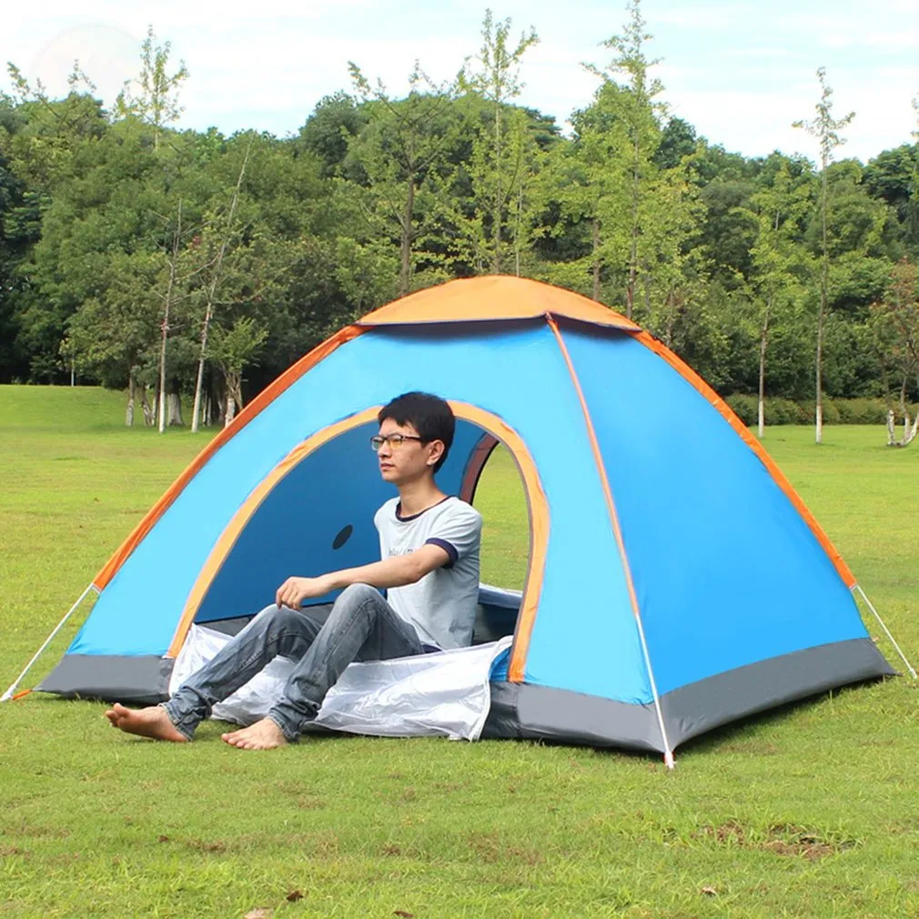 DESERTCAMEL CS061-1 Hand Throwing Automatically Quick Open Tent Portable Waterproof Camping Hiking Tent For 2 Persons