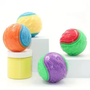 Durable Crew Ball Dog Toy – Interactive & Teeth Cleaning Chew