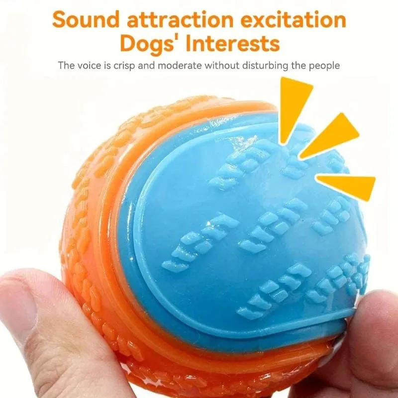 Durable Crew Ball Dog Toy – Interactive & Teeth Cleaning Chew