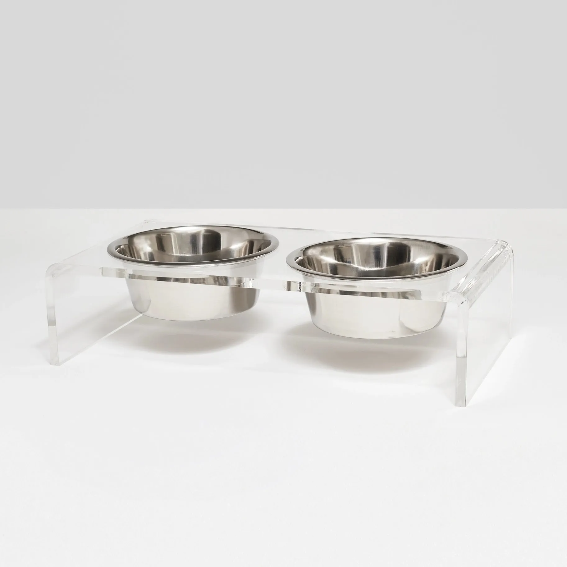 ELEVATED PET FEEDER 1 QUART (CLEAR)