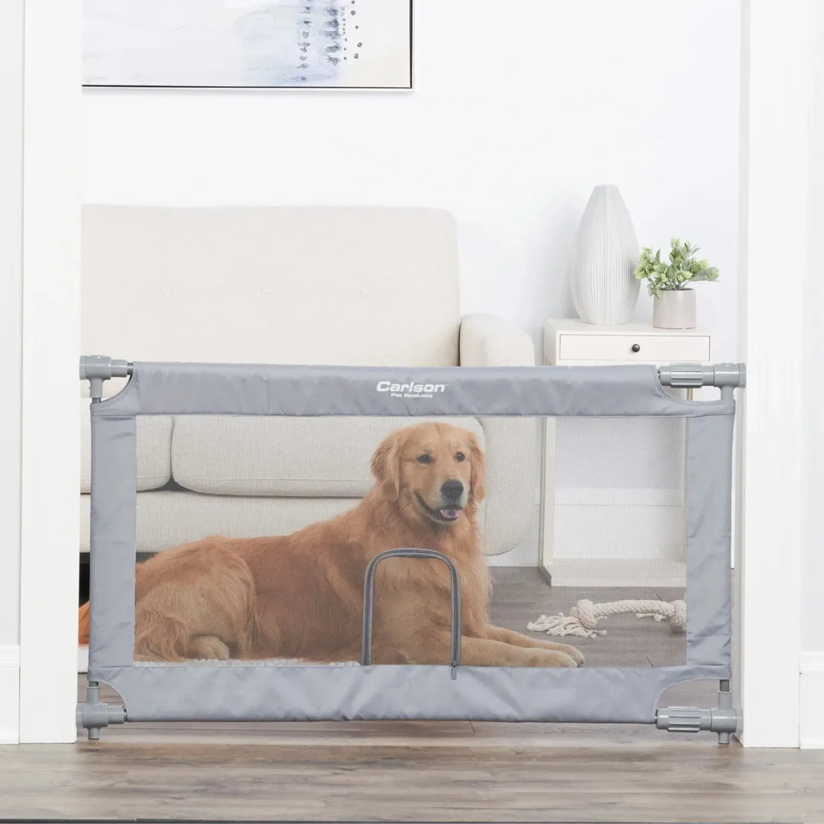 Expandable Mesh Pet Gate