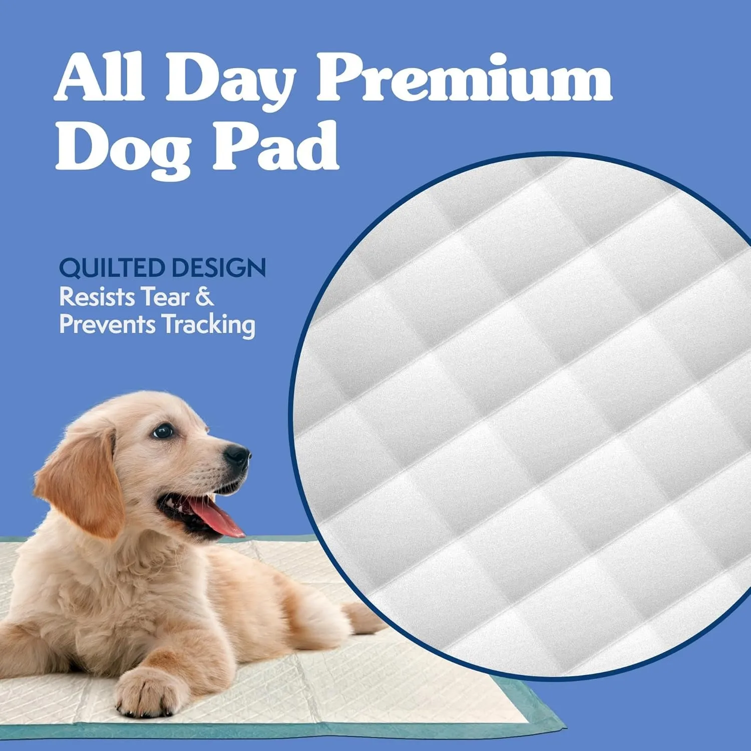 Extra Large Pee Pads for Dogs, XL Puppy Potty Training Pee Pad, 6 Layers Thick, Instashield Absorbent, Attracts Dogs, Leak Proof, Odor Neutralizing, Disposable, XLARGE 28"X30", 100Ct