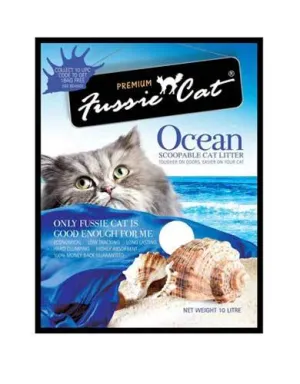 Fussie Cat Scoopable Litter Ocean 10L