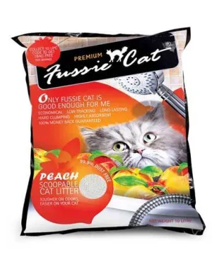 Fussie Cat Scoopable Litter Peach 10L