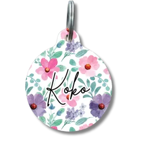 Garden Gate Circle Pet Tag