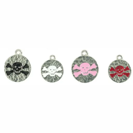 Hammered Skull Dog ID Tag