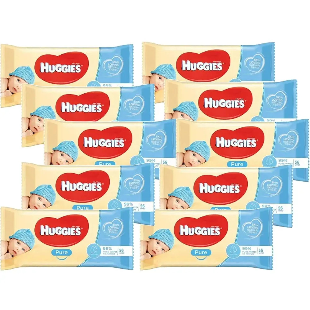 Huggies Baby Wipes Pure 56 ct