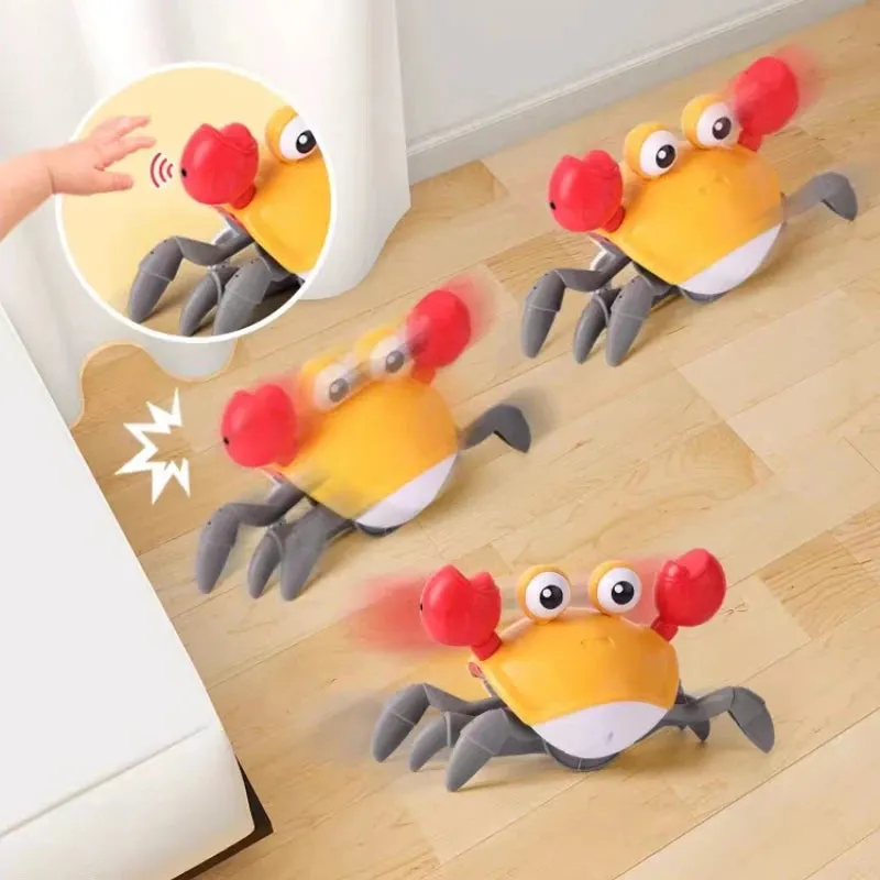 Interactive Musical Induction Crab Toy