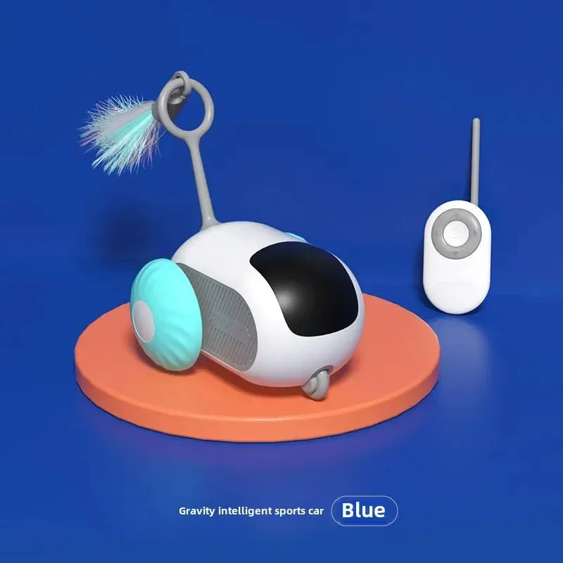 Interactive Remote-Controlled Cat Car Toy