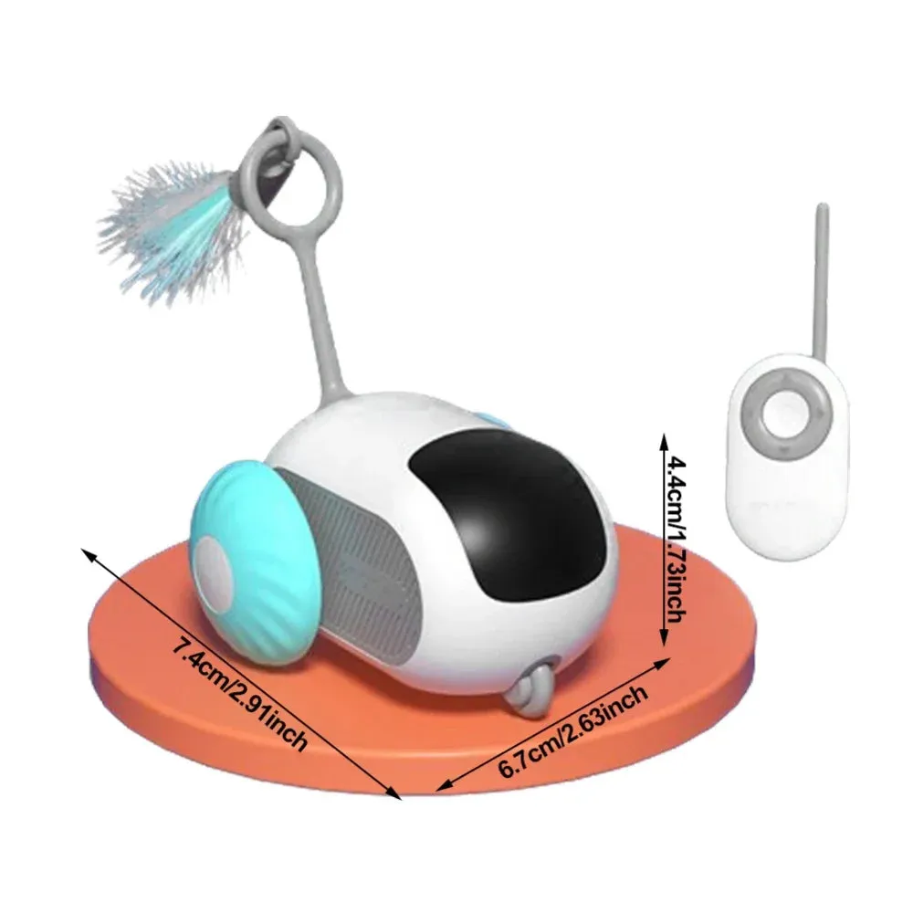 Interactive Remote-Controlled Cat Car Toy