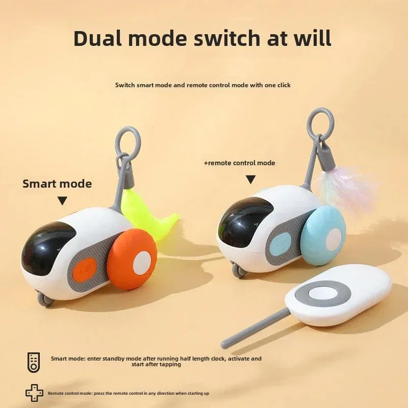 Interactive Remote-Controlled Cat Car Toy