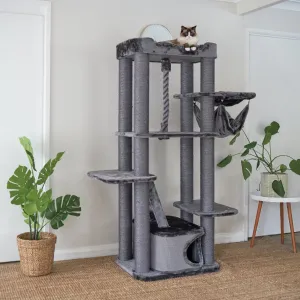 Kazoo Scratch Post Kitty Climb Playground Charcoal 15562 * Store Pick Up Or Local Delivery Only *