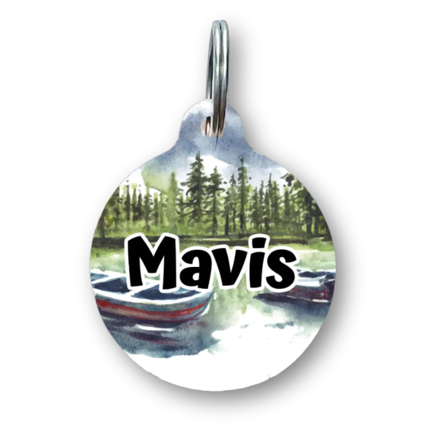 Low Creek Circle Pet Tag
