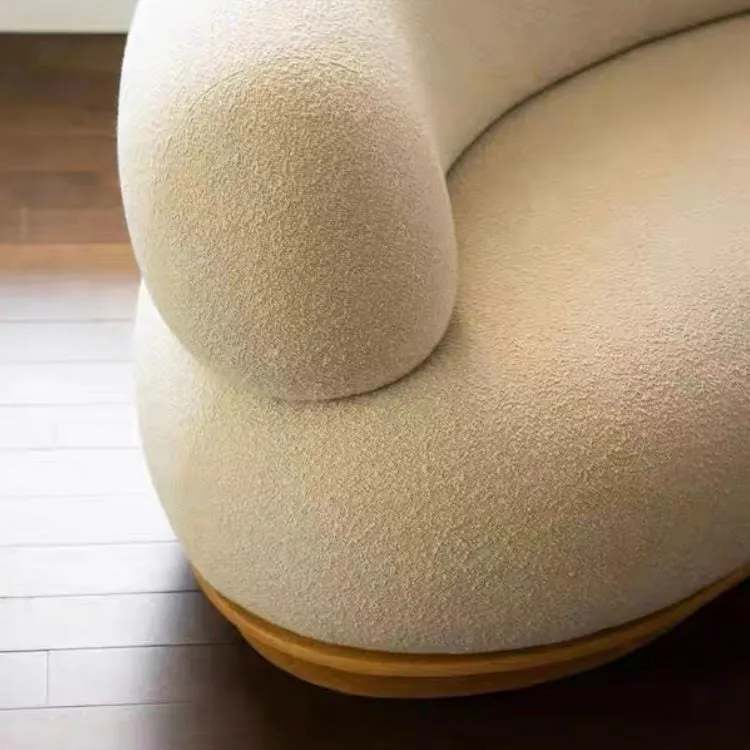 Lucifer Boucle Curve Sofa