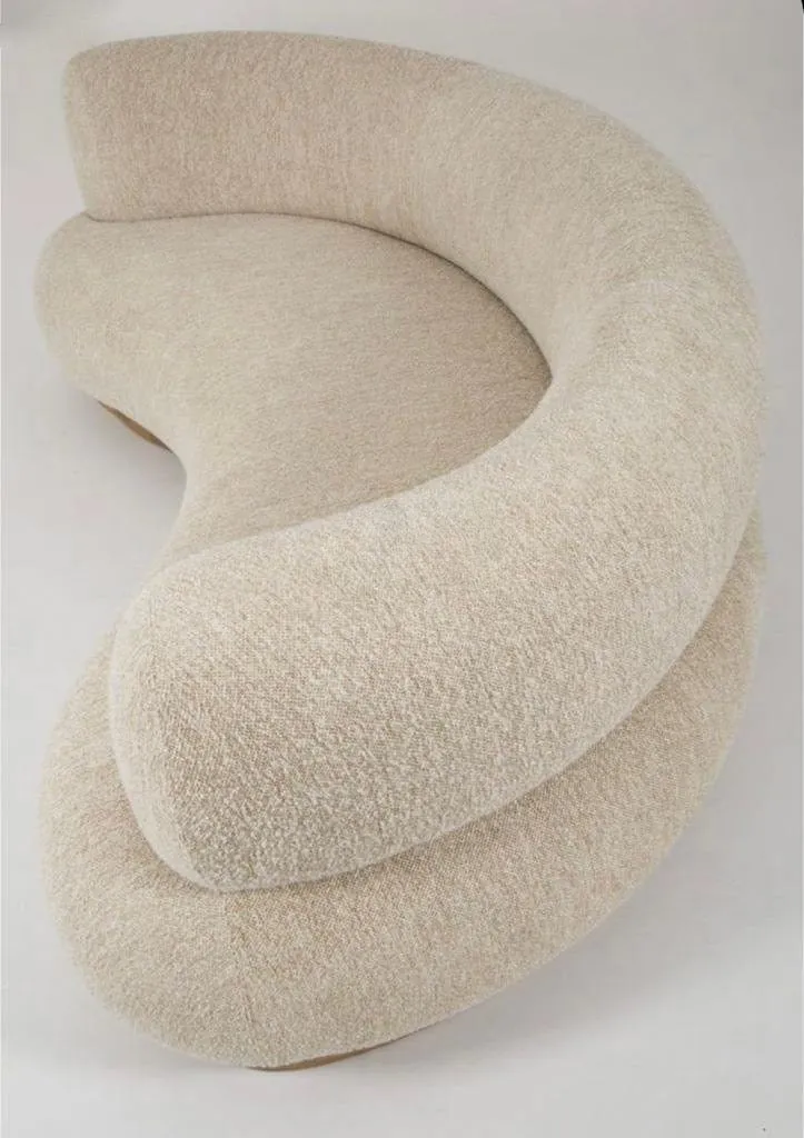 Lucifer Boucle Curve Sofa
