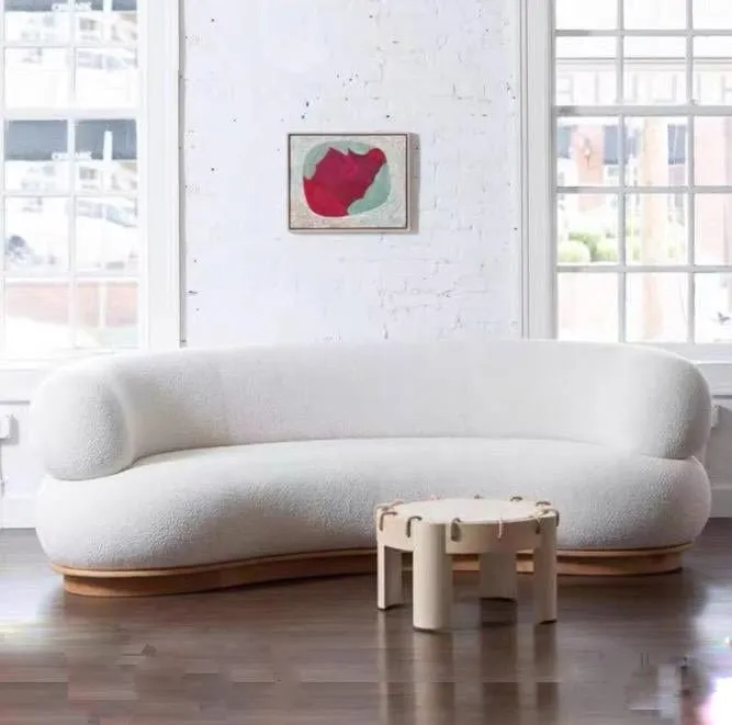 Lucifer Boucle Curve Sofa