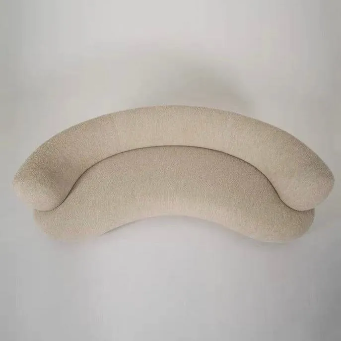 Lucifer Boucle Curve Sofa