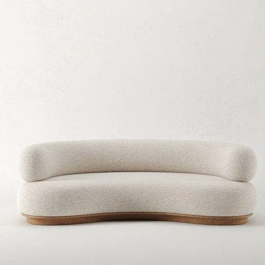 Lucifer Boucle Curve Sofa