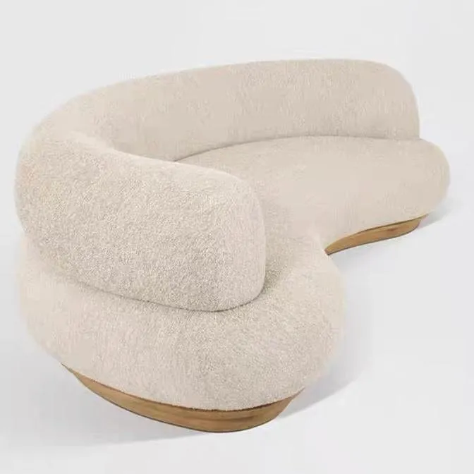 Lucifer Boucle Curve Sofa