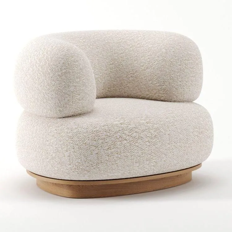 Lucifer Boucle Curve Sofa