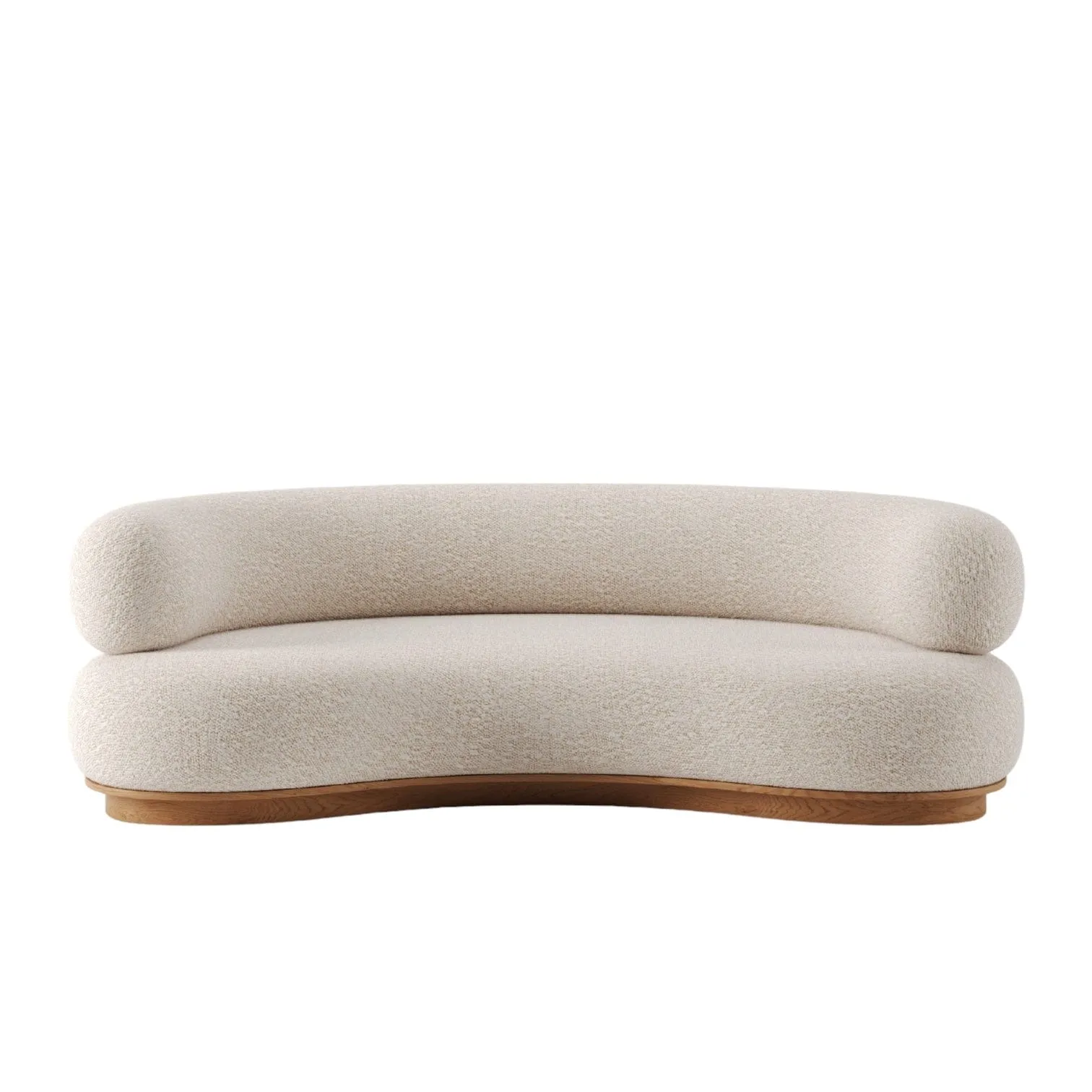 Lucifer Boucle Curve Sofa