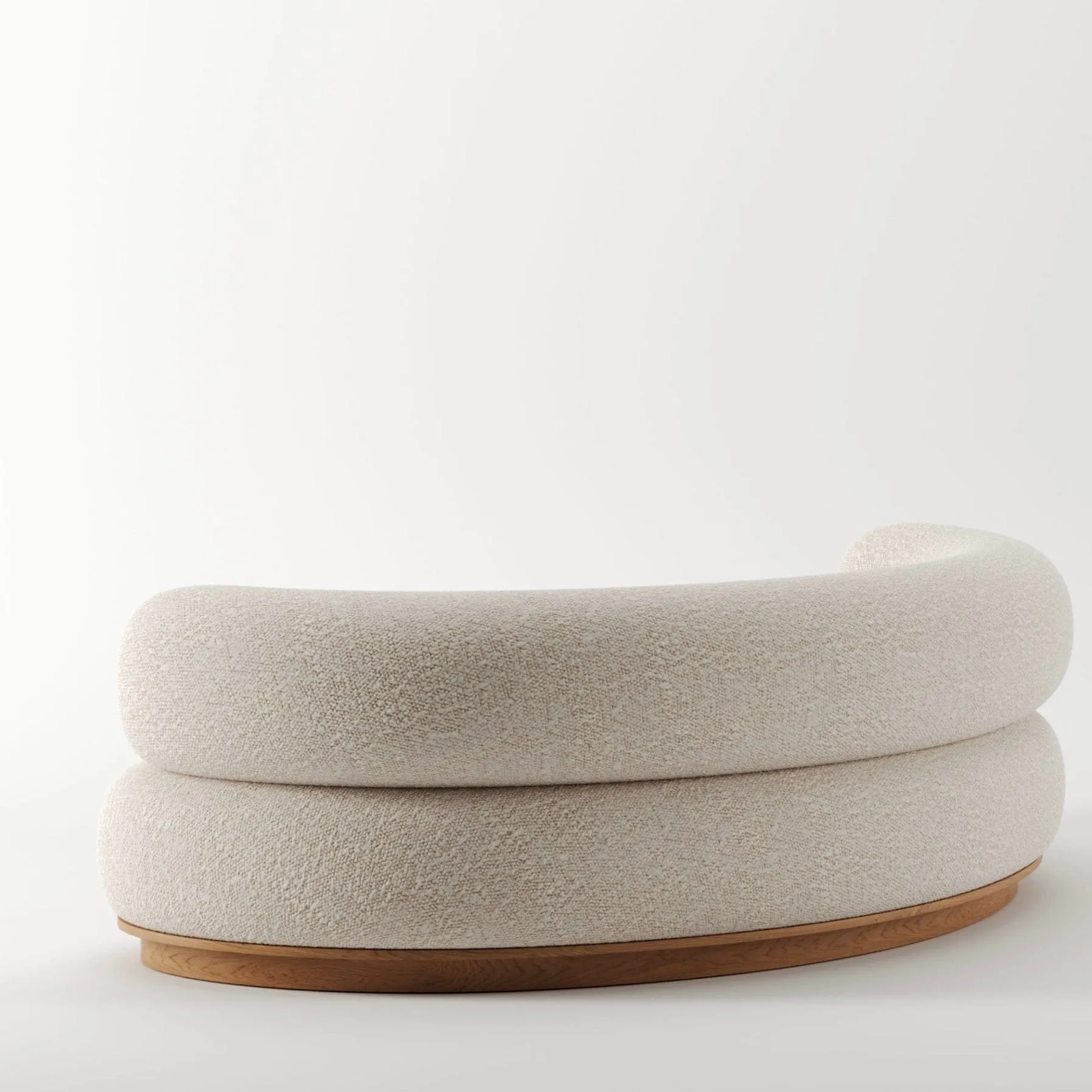 Lucifer Boucle Curve Sofa