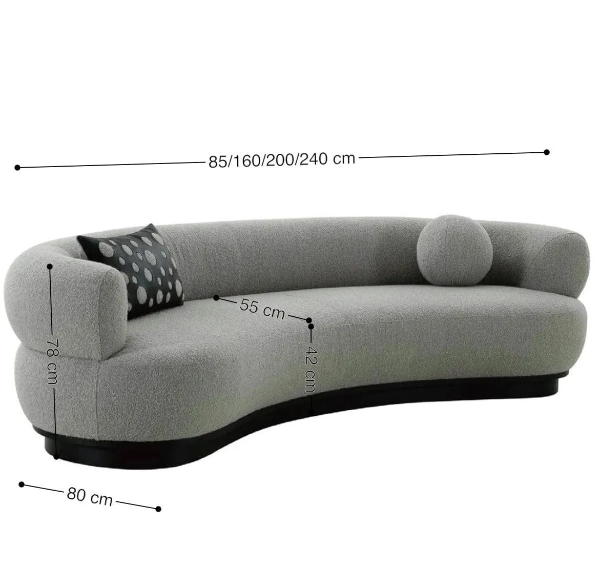 Lucifer Curve Sofa