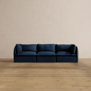 Modular Washable 3-Seater in Sumi | Memorix  Seat | Cloud Pillow